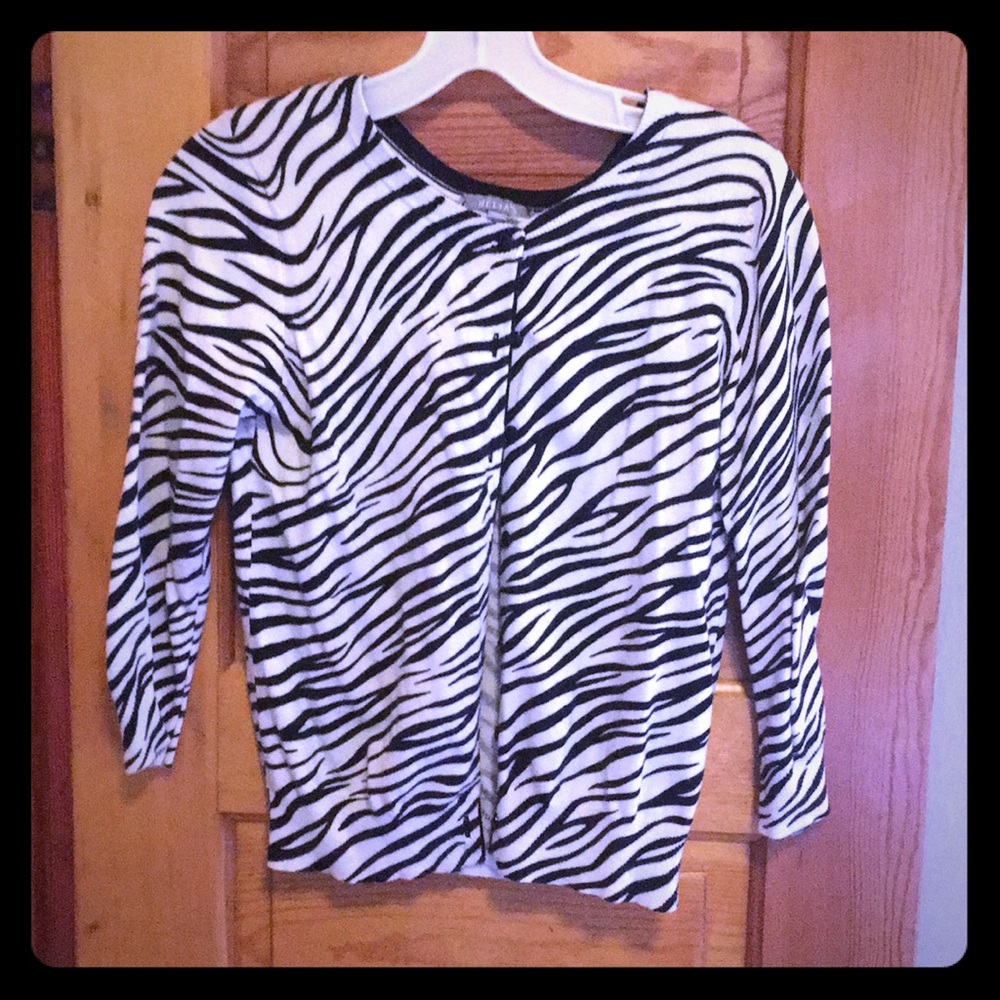 Zebra cardigan
